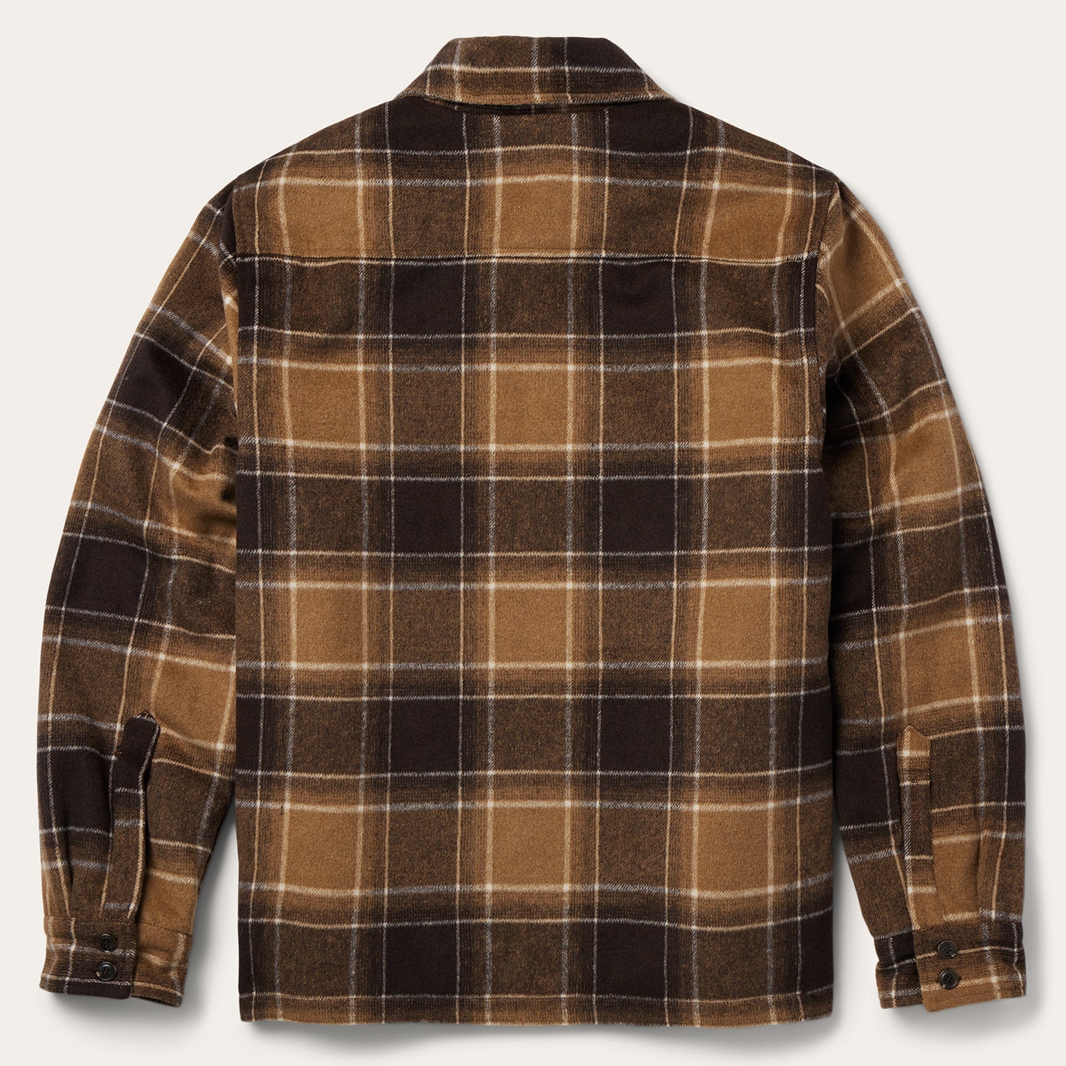 Brown Brown Plaid Western Coat / Stetson