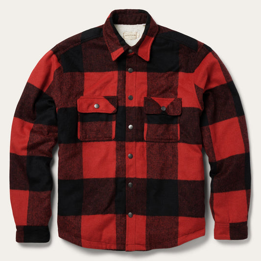 Red Buffalo Plaid Western Coat / Stetson