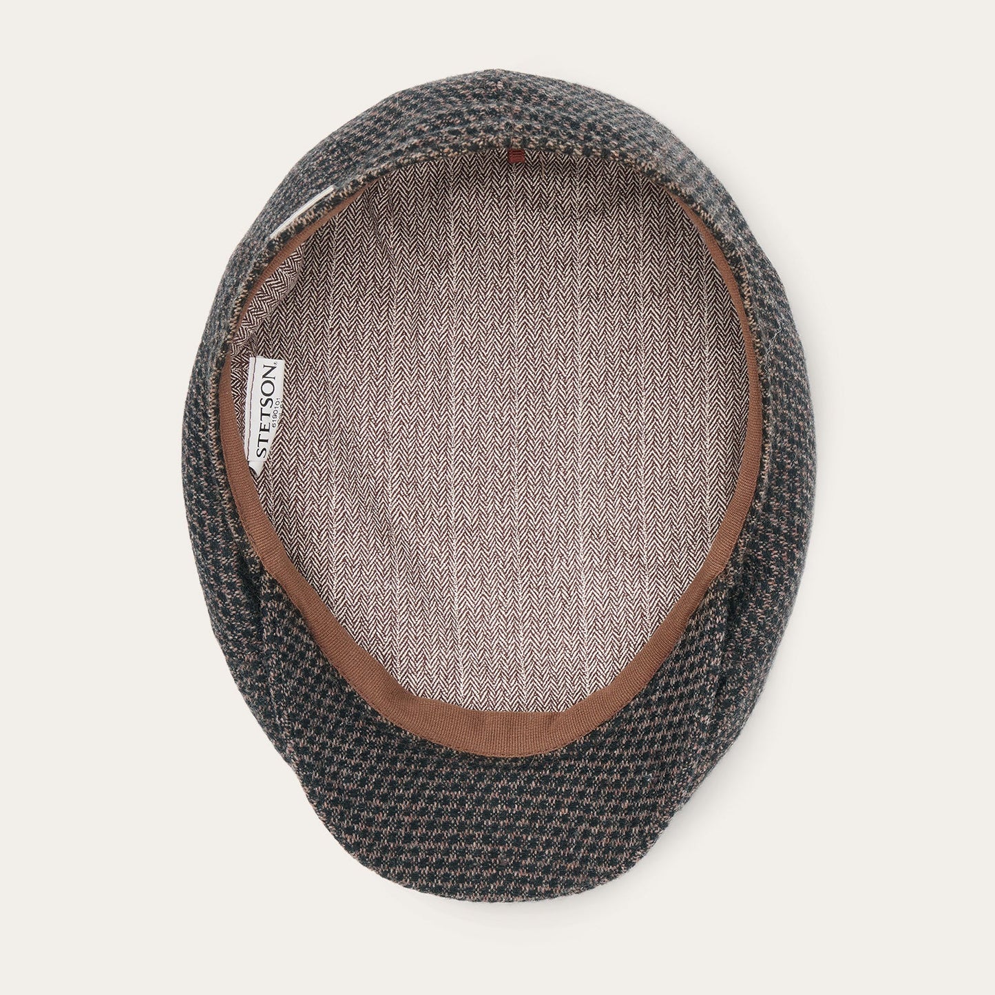 Brown/Beige Mix Wool Ivy Cap / Stetson