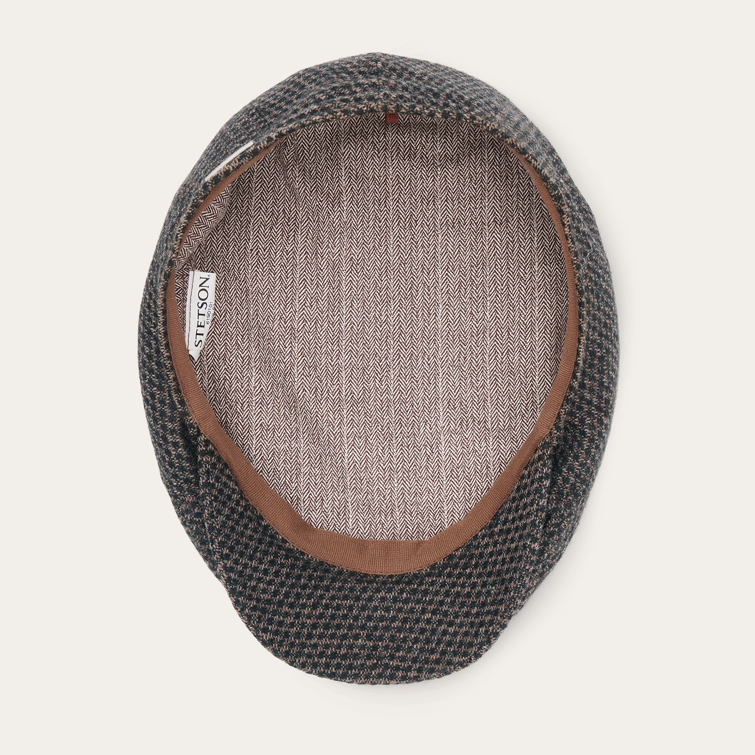 Brown/Beige Mix Wool Ivy Cap / Stetson