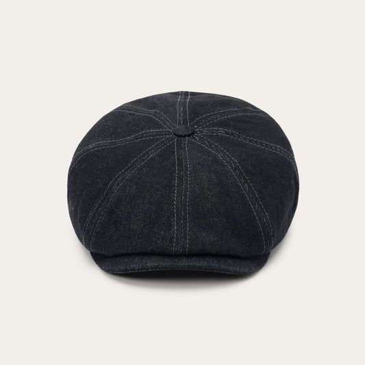 Black Denim Denim Hatteras Cap / Stetson