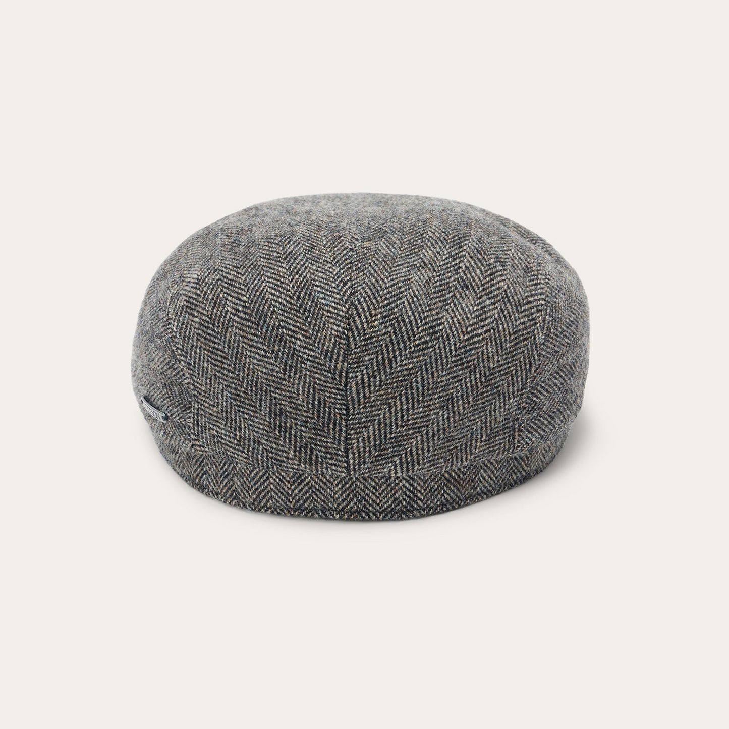Anthra Melange Herringbone Wool Herringbone Driver Cap / Stetson