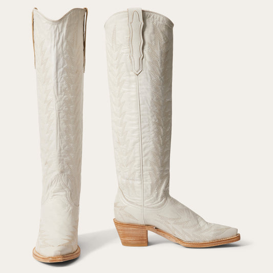 White Sarah Boots / Stetson