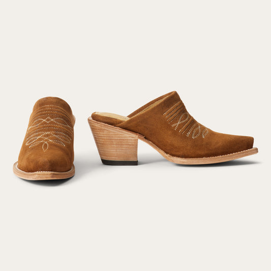 Brown Reed Western Mules / Stetson
