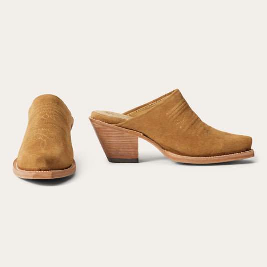 Tan Reed Western Mules / Stetson