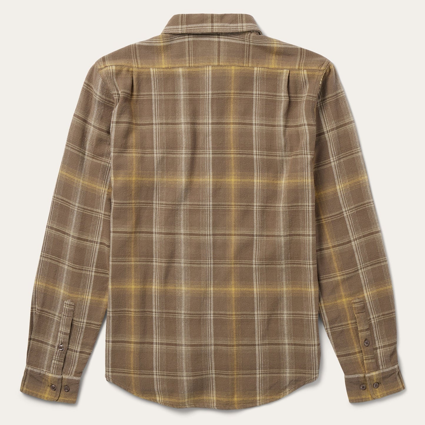 Brown Brown Flannel Button-Front Shirt / Stetson