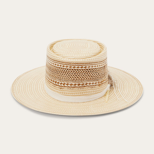 Natural/Tan Batterson Straw Hat / Stetson