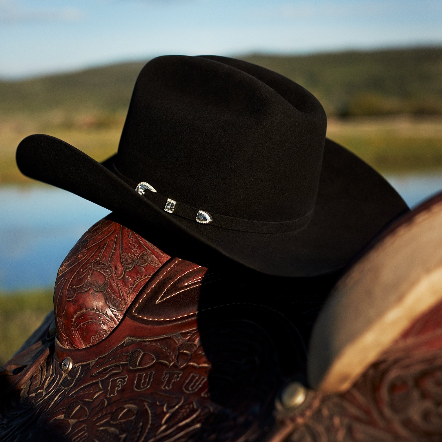 Black Skyline 7242 6X Cowboy Hat / Stetson