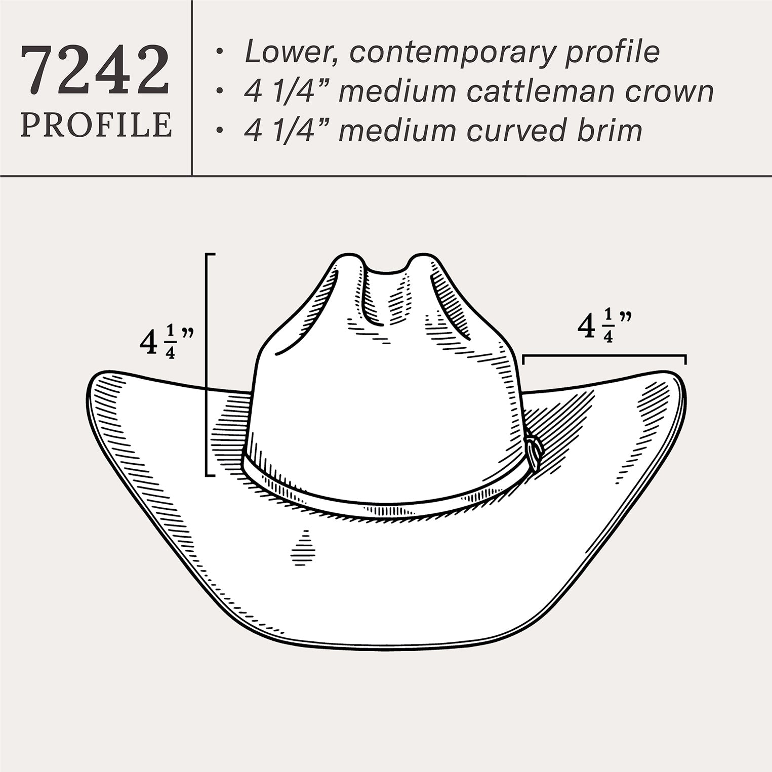 Black Skyline 7242 6X Cowboy Hat / Stetson