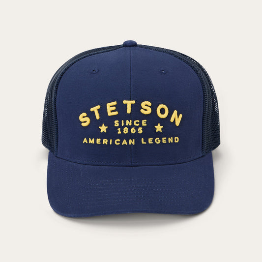 Navy American Legend Trucker Cap / Stetson