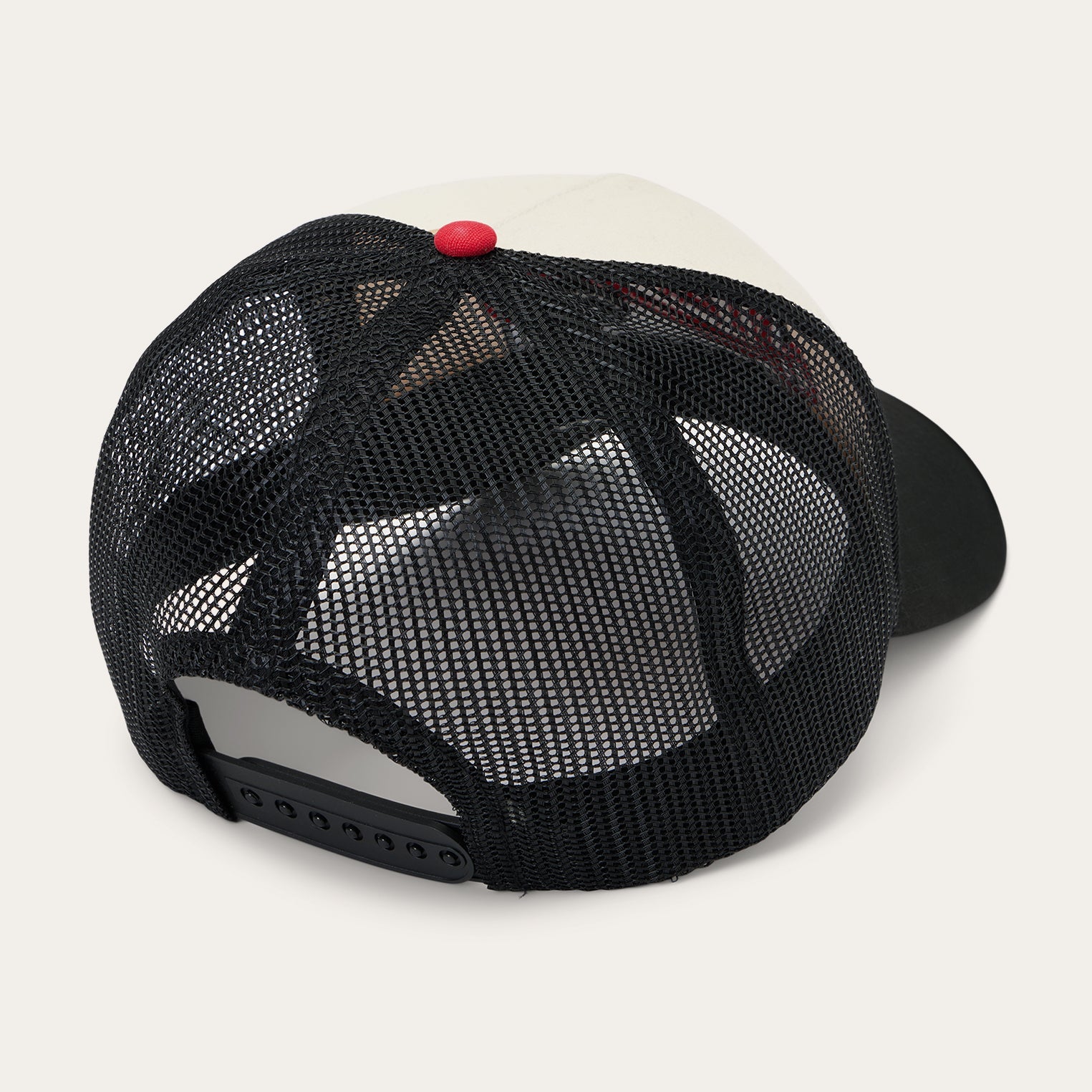 Off White / Black Rodeo Patch Trucker Cap / Stetson