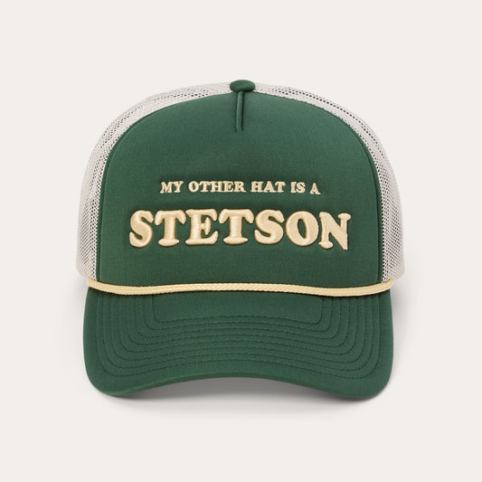 Olive My Other Hat Is A Stetson Trucker Cap / Stetson