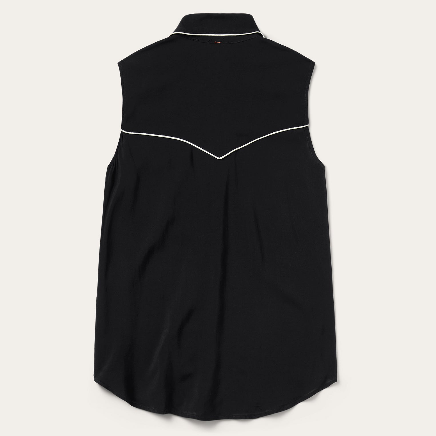 Black Black Sleeveless Western Shirt / Stetson