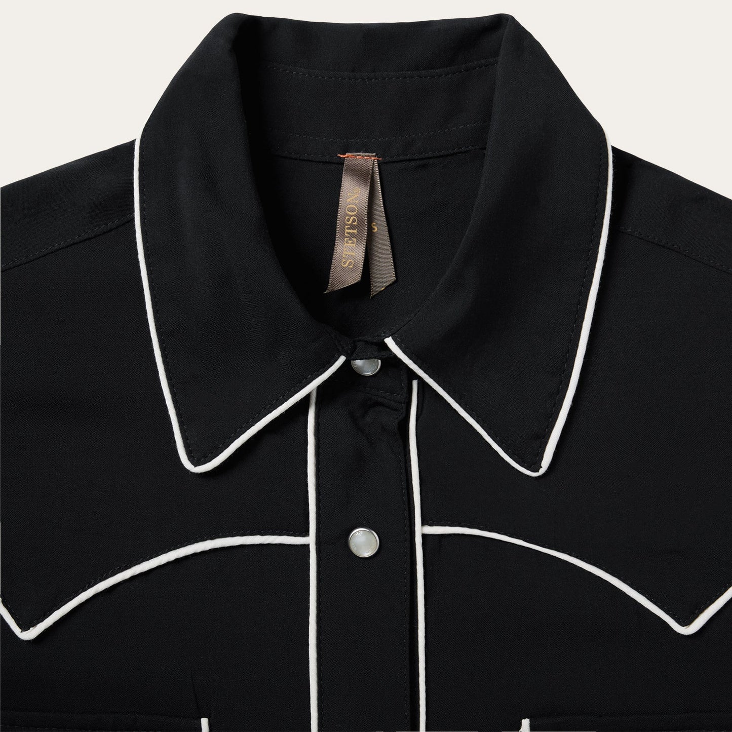 Black Black Sleeveless Western Shirt / Stetson