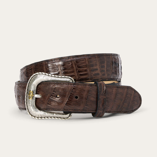 Cigar Classic Caiman Western Tab Belt / Stetson