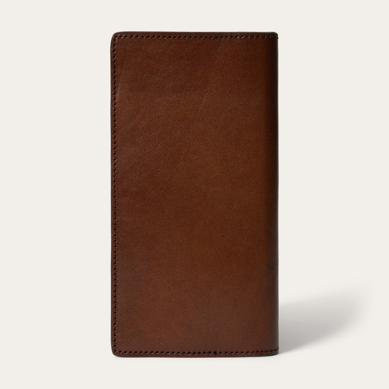 Brown Tooled Checkbook / Stetson