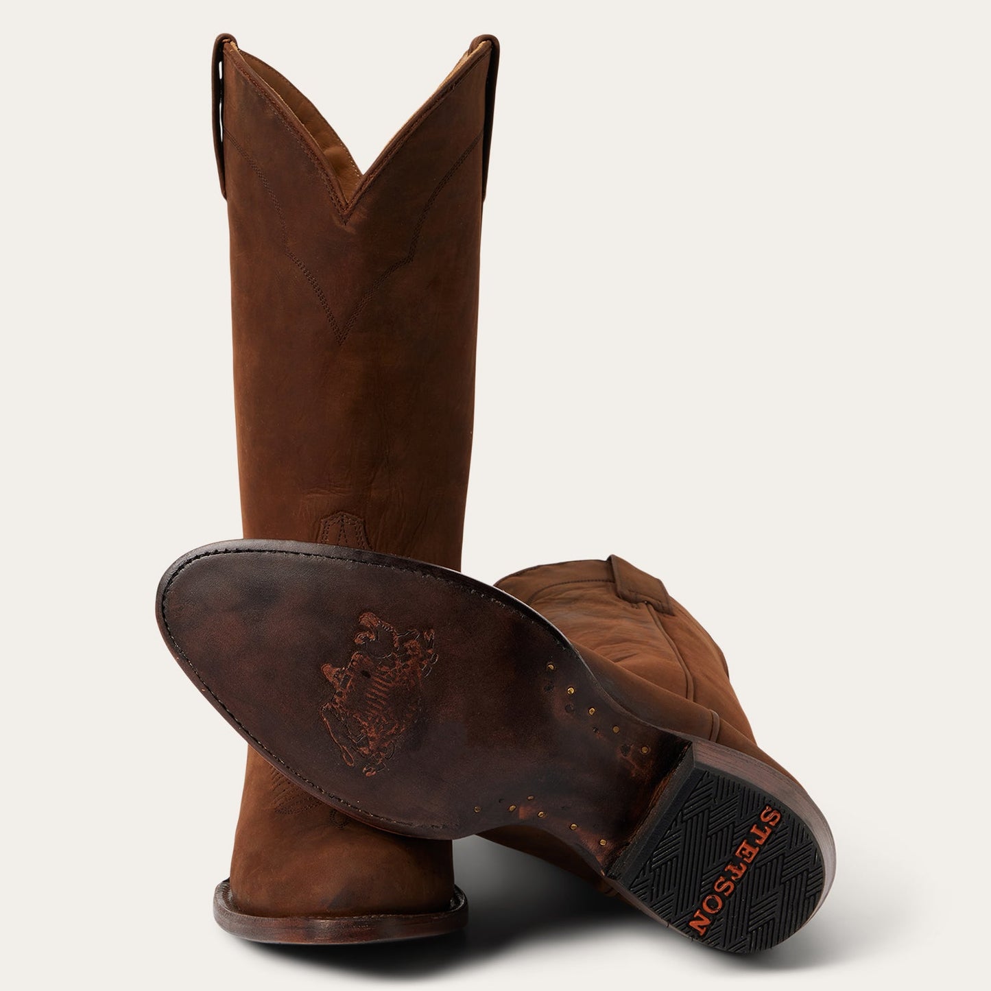 Brown Crockett Boots / Stetson