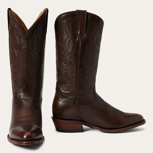 Burnished Brown Carlisle Western Boots / Stetson
