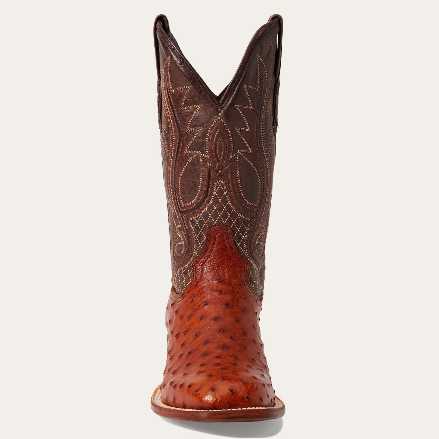 Brown Ozzy Ostrich Boot / Stetson