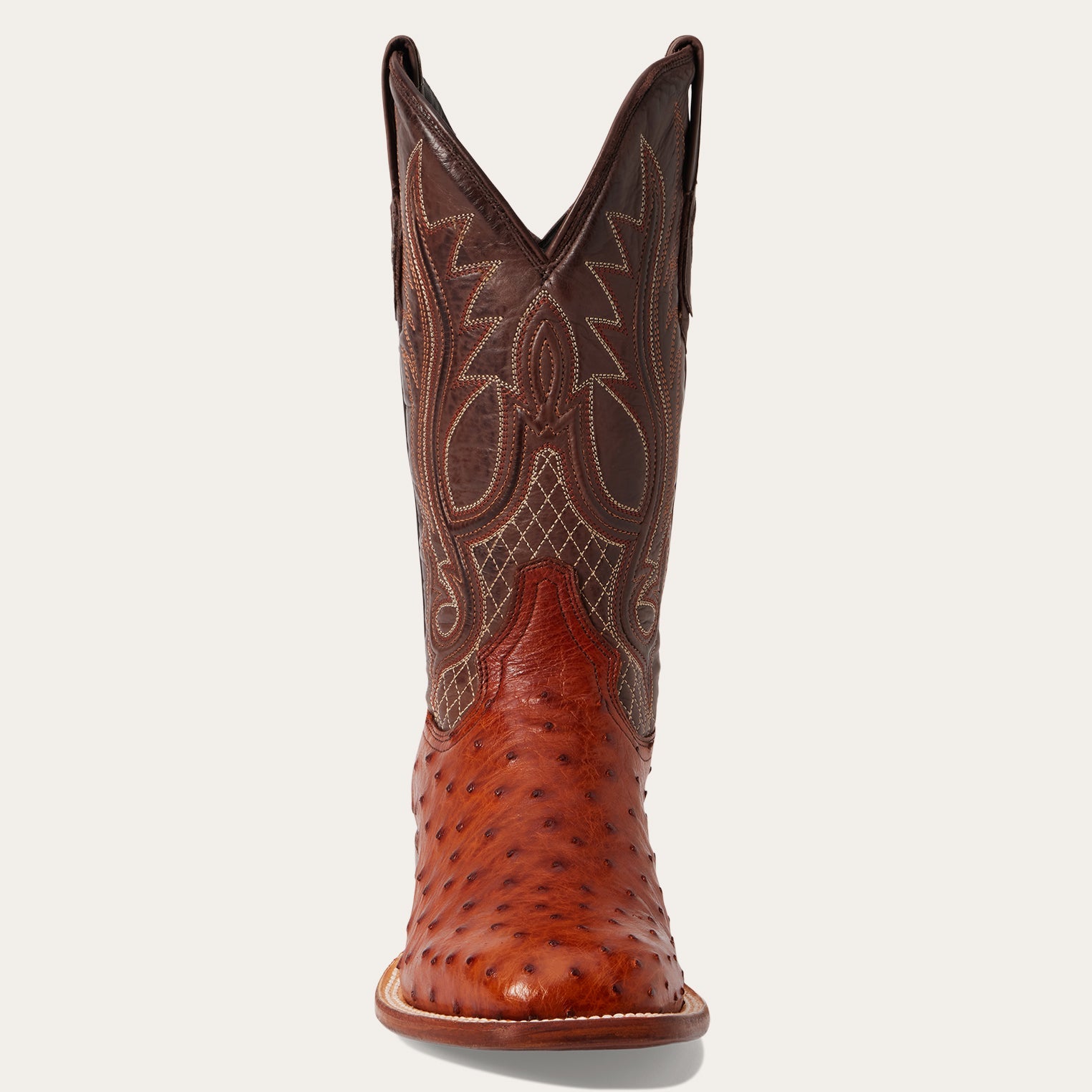 Brown Ozzy Ostrich Boot / Stetson