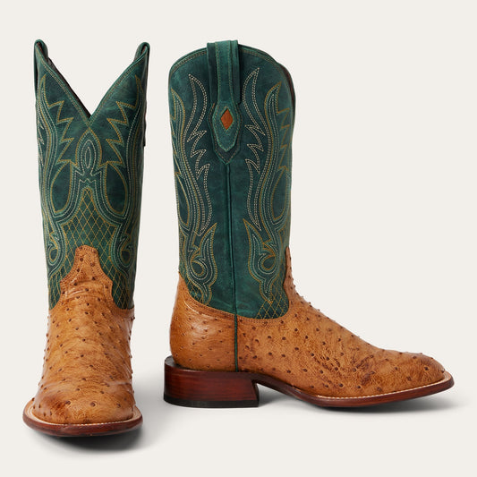 Tan Ozzy Ostrich Boot / Stetson