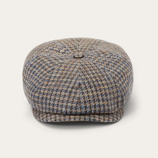 Multicolor Houndstooth Linen/Cotton Houndstooth Hatteras / Stetson