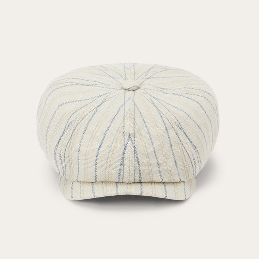 Off White With Stripes Striped Linen Hatteras / Stetson