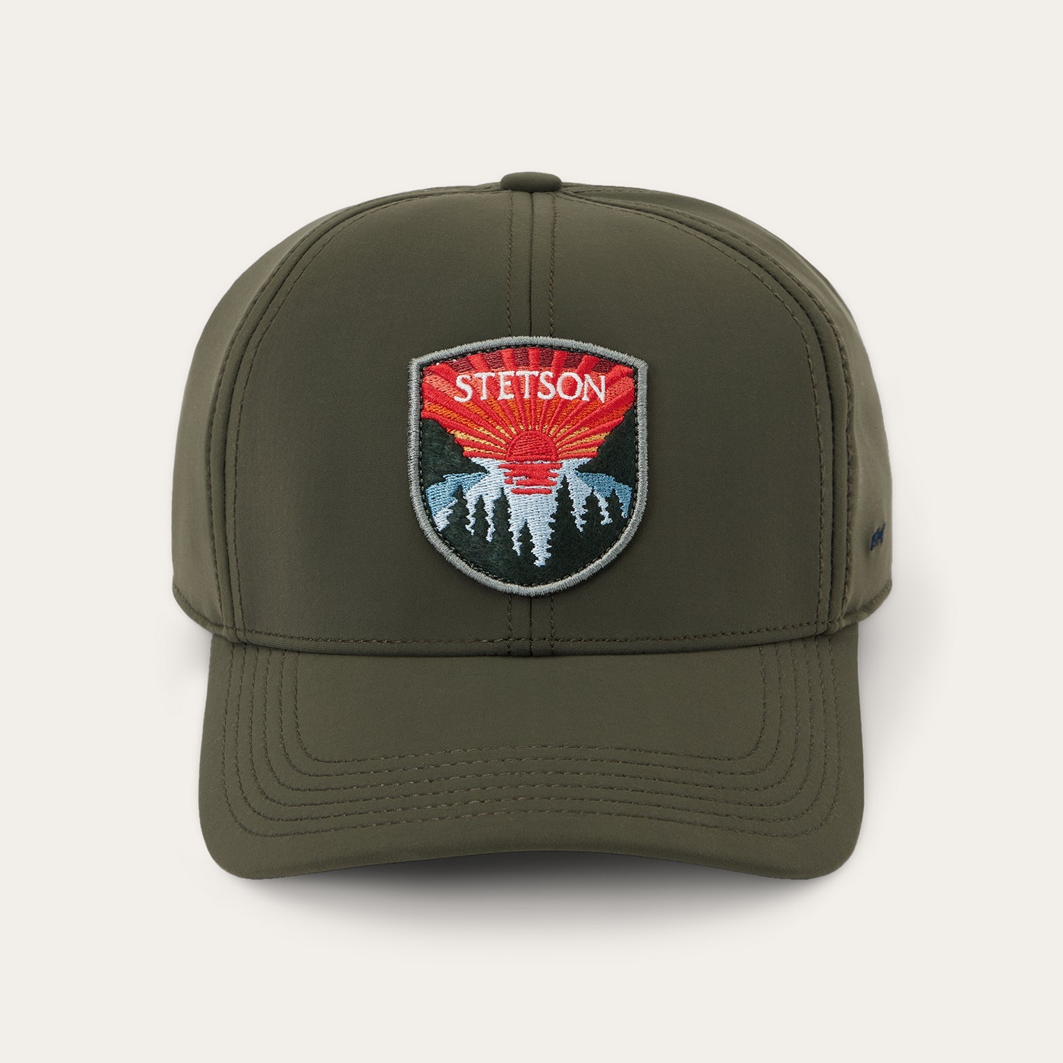 Olive Sunset Baseball Cap / Stetson
