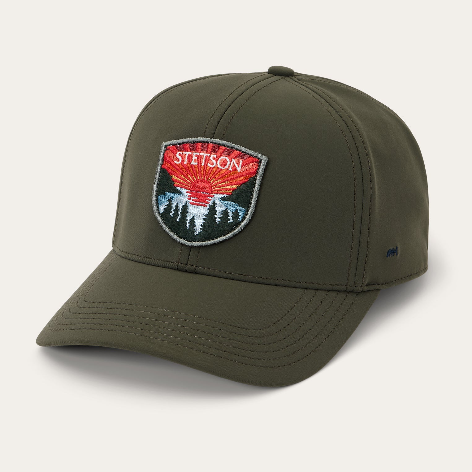 Olive Sunset Baseball Cap / Stetson