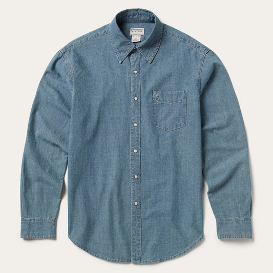 Blue Chambray Denim Shirt / Stetson