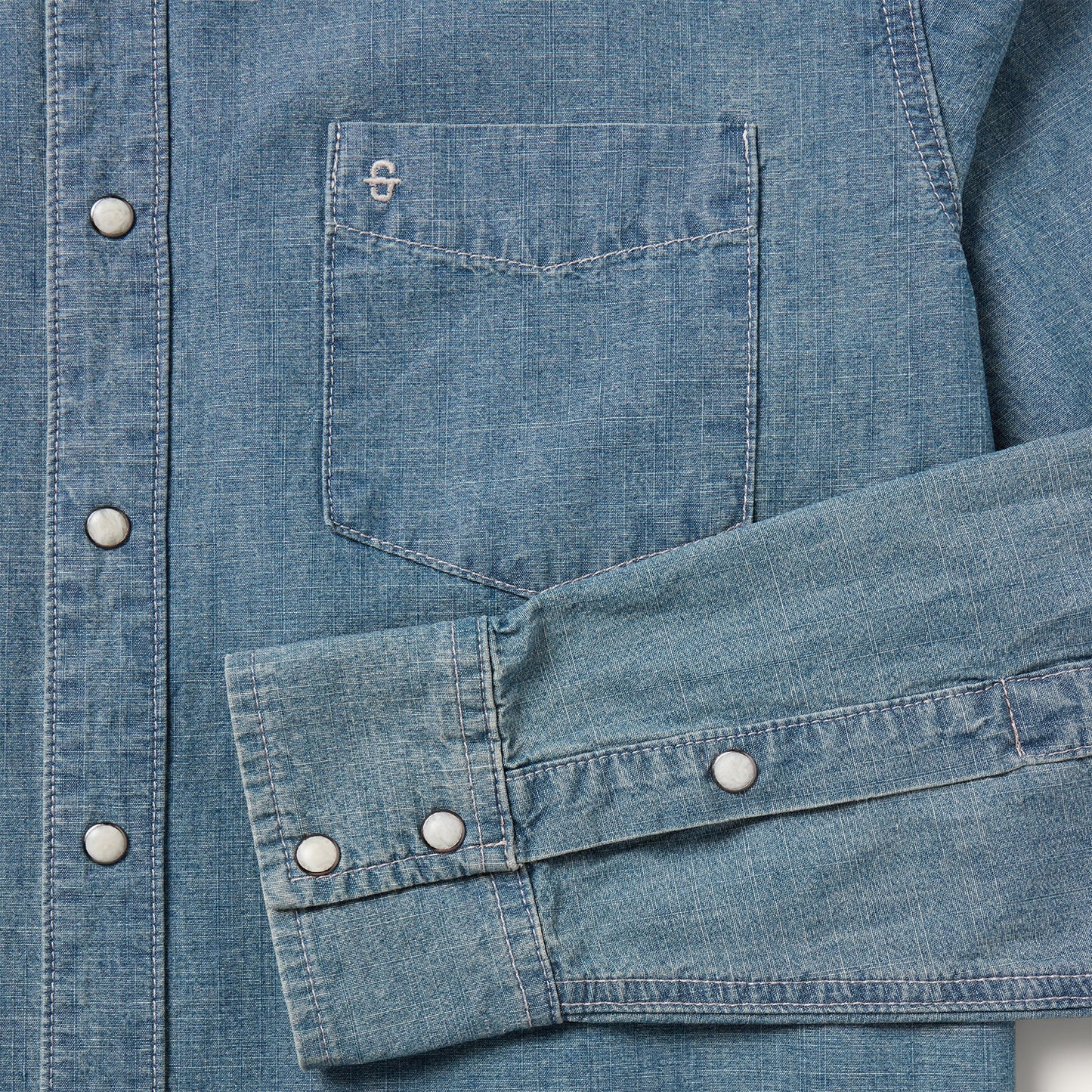 Blue Chambray Denim Shirt / Stetson
