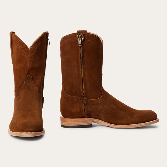 Suede Brown Rancher Zip Roper / Stetson