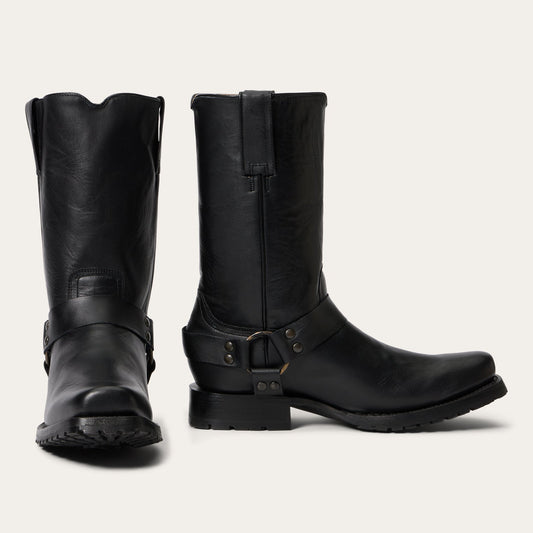 Black Heritage Harness Boots / Stetson
