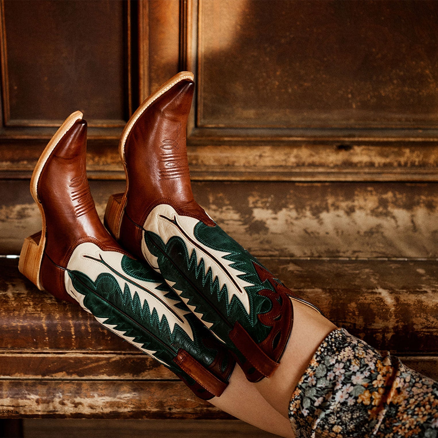 Turquoise Jess Boots / Stetson