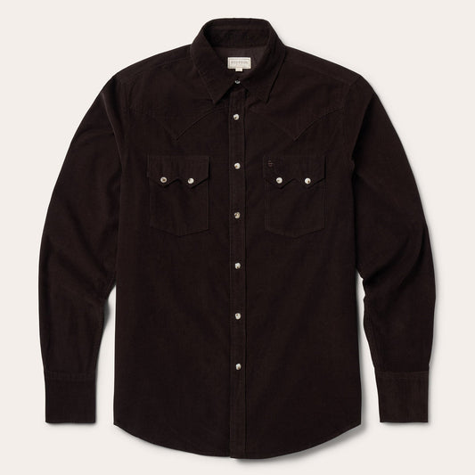 Brown Corduroy Western Shirt / Stetson