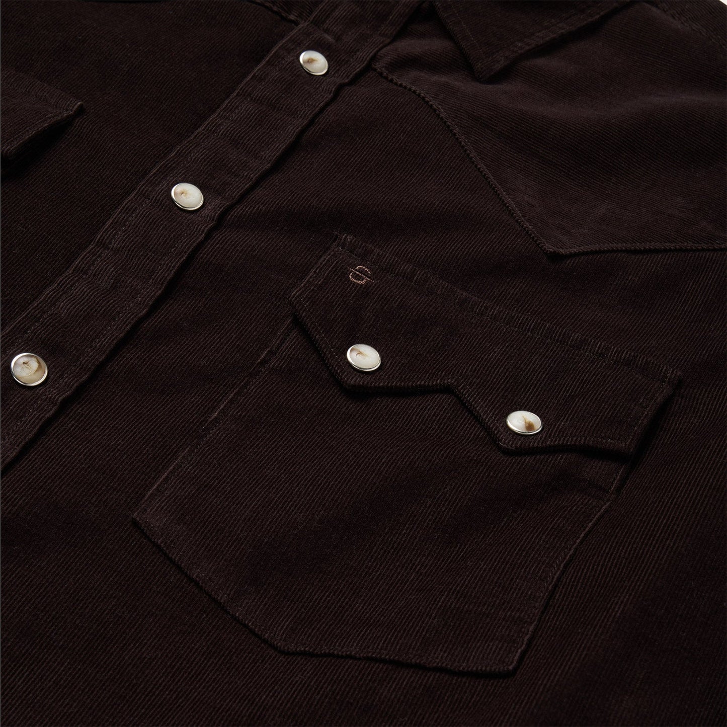 Brown Corduroy Western Shirt / Stetson