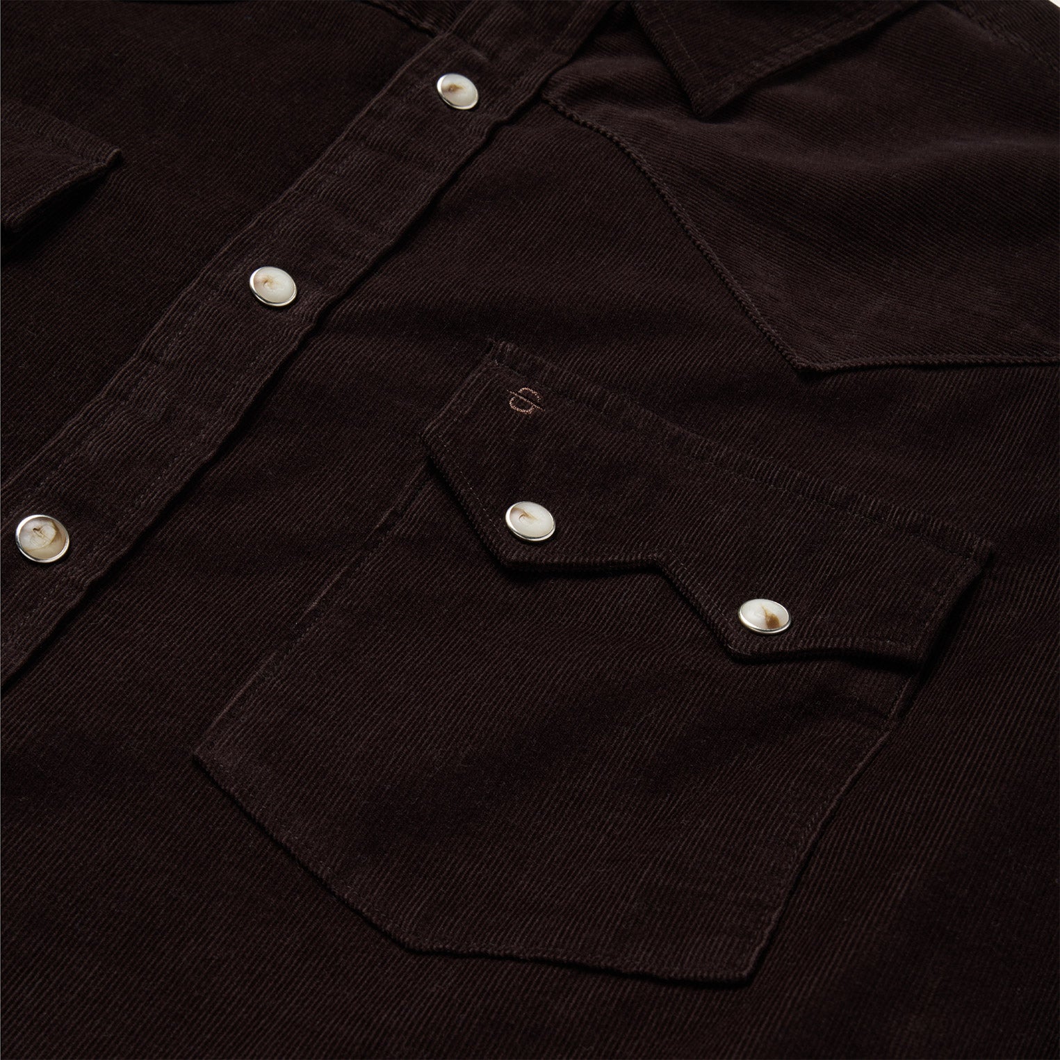 Brown Corduroy Western Shirt / Stetson