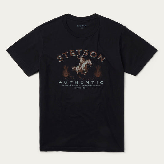 Black Stetson Authentic Graphic Tee / Stetson