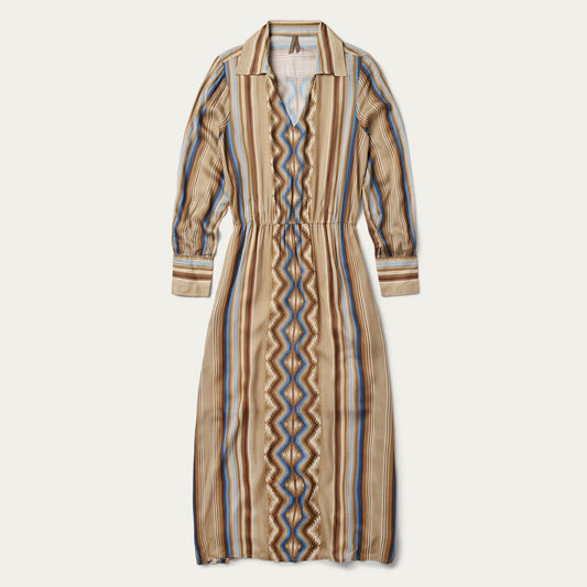 Tan Sand Serape Print Dress / Stetson