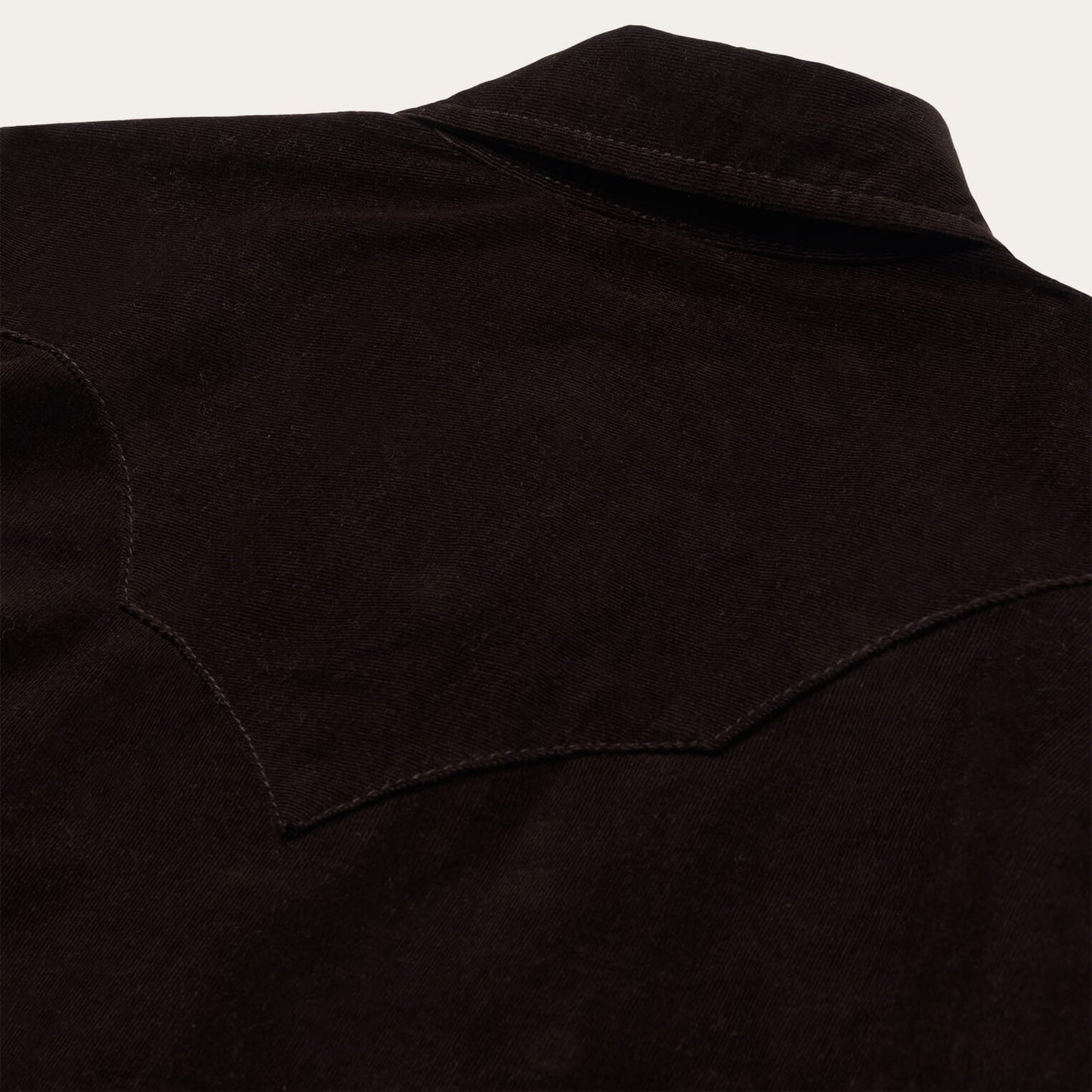 Brown Corduroy Denim Western Shirt / Stetson