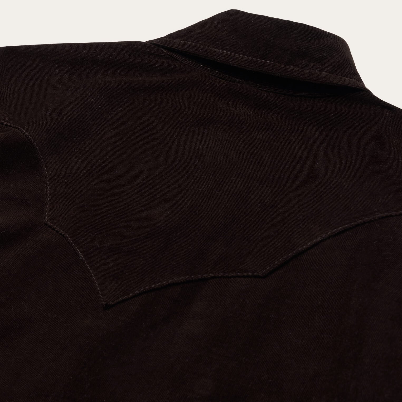 Brown Corduroy Denim Western Shirt / Stetson