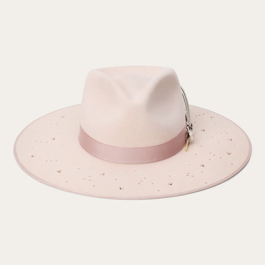 Powder Pink Night Sky Fedora / Stetson