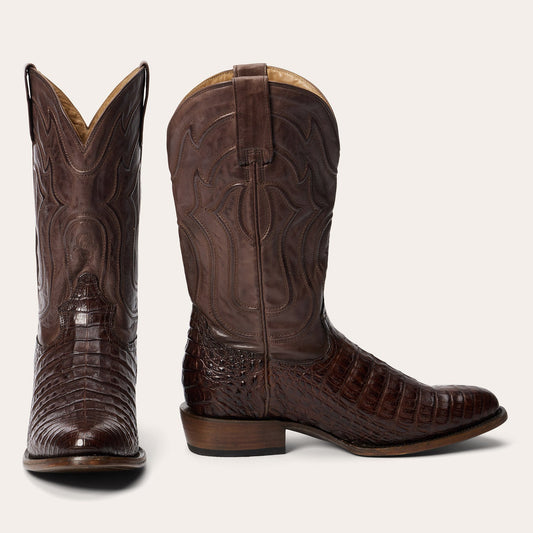 Tobacco Holliday Caiman Boots / Stetson