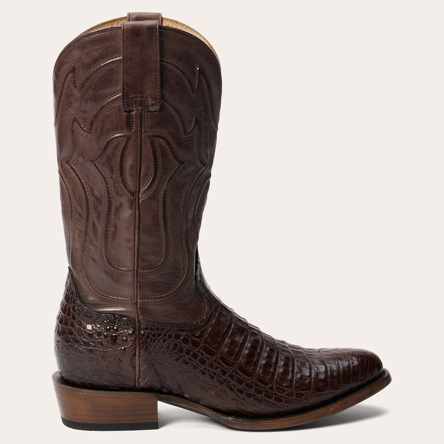 Tobacco Holliday Caiman Boots / Stetson