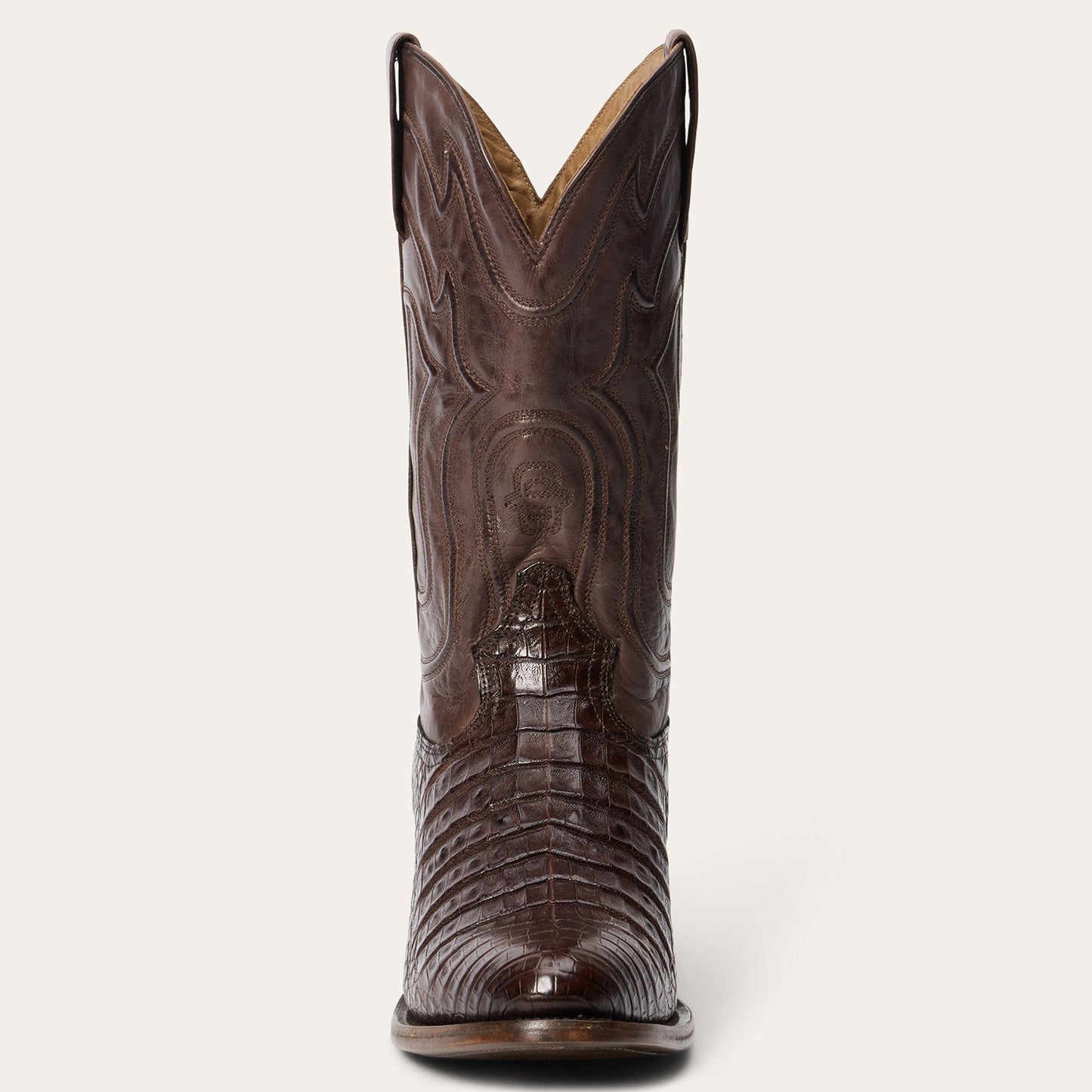 Tobacco Holliday Caiman Boots / Stetson