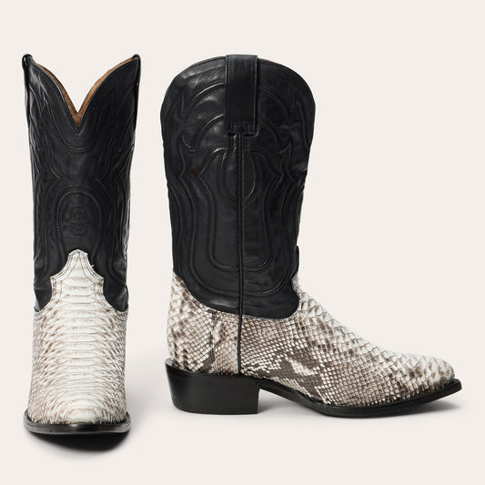 Natural Wild Bill Python Boots / Stetson