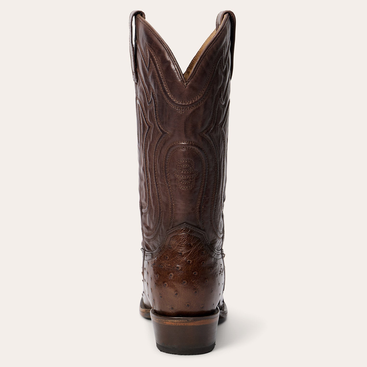 Tobacco Chisholm Ostrich Boots / Stetson