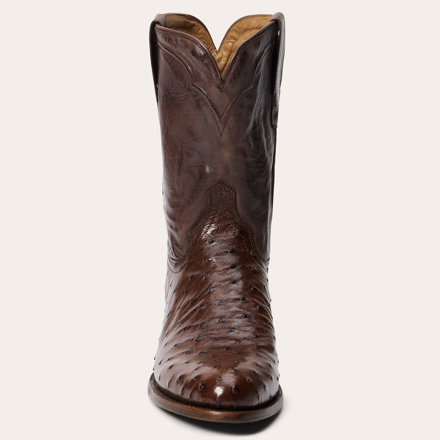Tobacco Austin Ostrich Roper Boots / Stetson