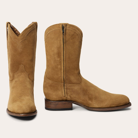 Tan Suede Cash Zip Roper / Stetson
