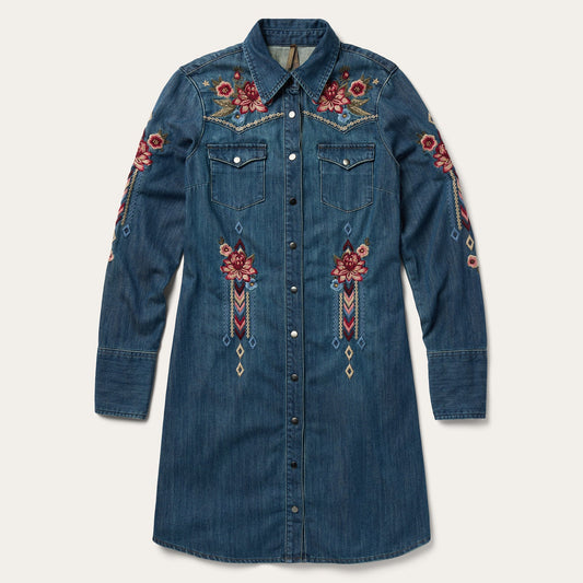 Blue Lavish Denim Shirt Dress / Stetson